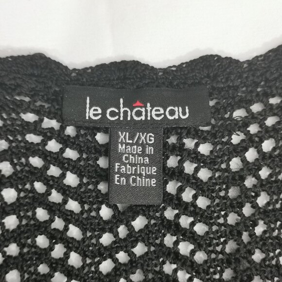 Crocheted with Sequined Trim Bolero Size M EUC #107 - Picture 5 of 8